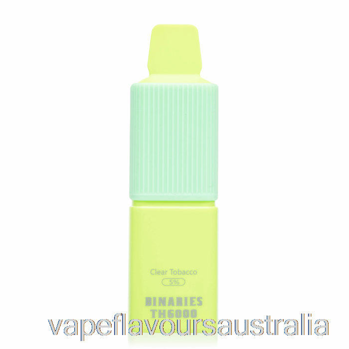 Vape Flavours Australia Horizon Binaries TH6000 Disposable Clear Tobacco